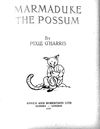 Marmaduke the Possum (Angus & Robertson, 1947?)  — Marmaduke the Possum (page 1)