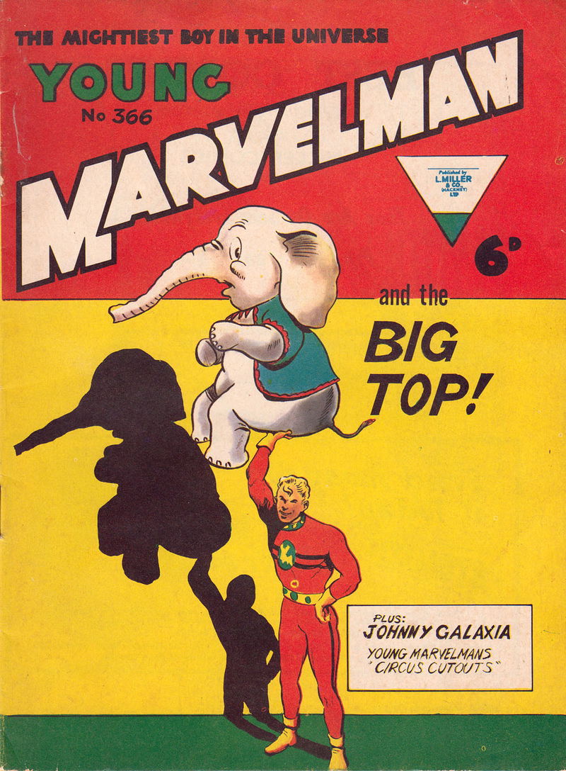 Young Marvelman (L. Miller & Co., 1954 series) #366 ([October 1962?])