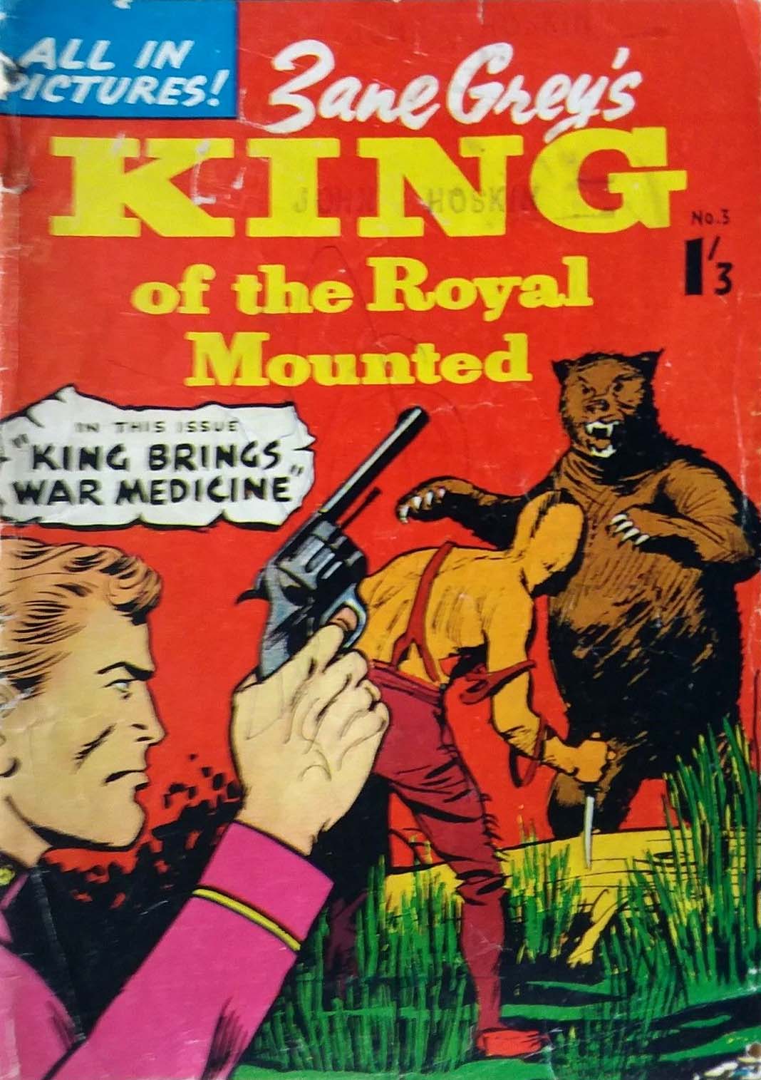 Zane Grey's King of the Royal Mounted (Red Circle, 1961? series) #3 ([1961?])