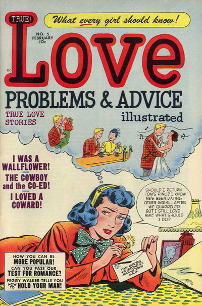 True Love Problems and Advice Illustrated (Harvey, 1949 series) #5 February 1950