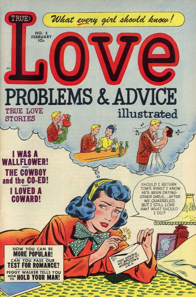 True Love Problems and Advice Illustrated (Harvey, 1949 series) #5 (February 1950)