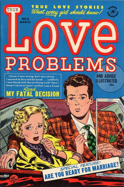 True Love Problems and Advice Illustrated (Harvey, 1949 series) #8 March 1951