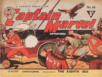 Captain Marvel Battles Vikings on the Eighth Sea