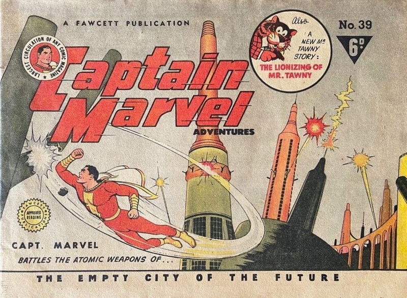 Captain Marvel Adventures (Cleland, 1949 series) #39 ([October 1949?])