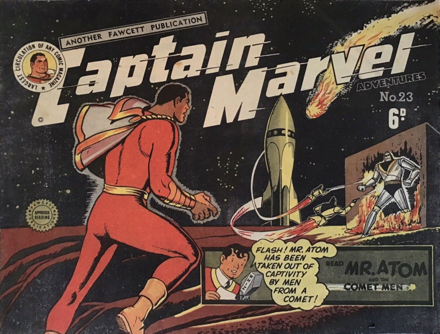 Captain Marvel Adventures (Cleland, 1949 series) #23 ([June 1948?])