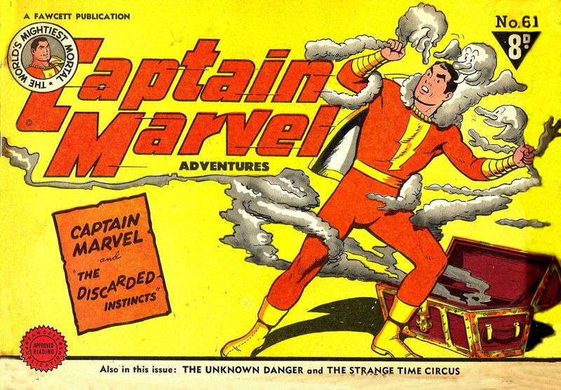 Captain Marvel Adventures (Cleland, 1949 series) #61 ([August 1951?])