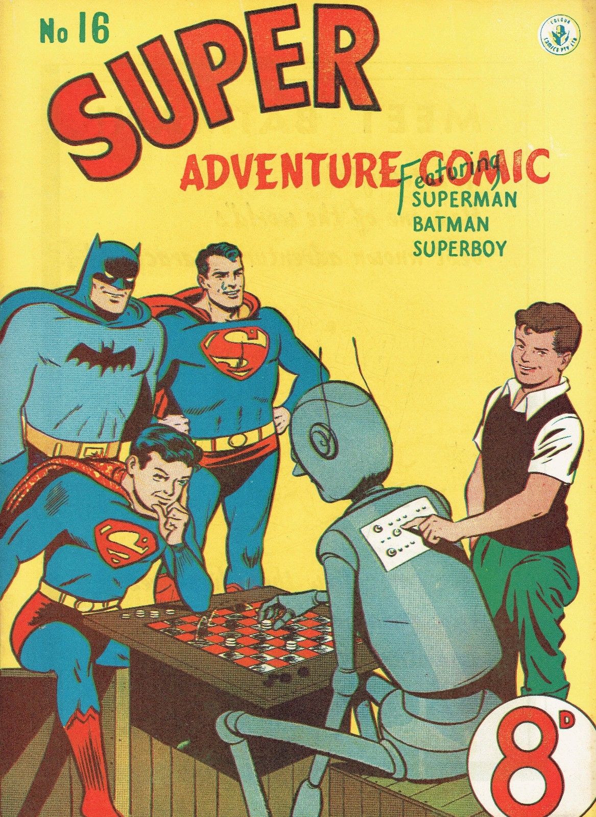 Super Adventure Comic (Colour Comics, 1950 series) #16 ([October 1951?])