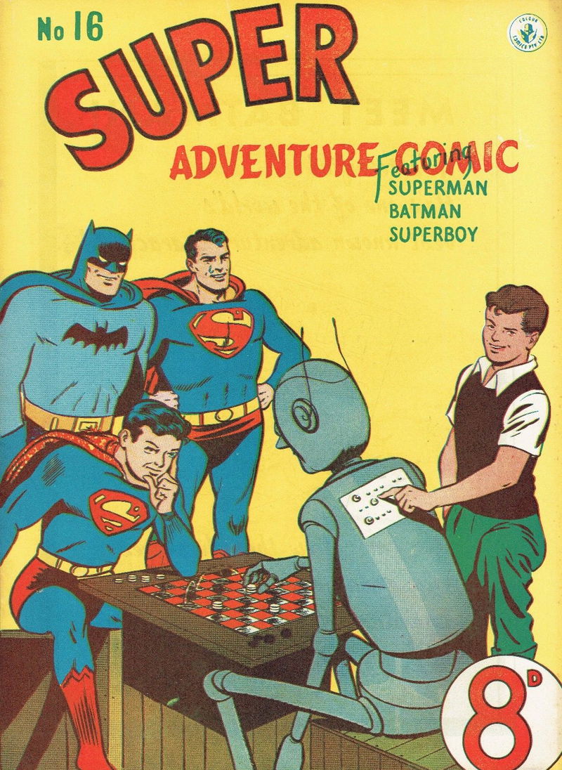 Super Adventure Comic (Colour Comics, 1950 series) #16 ([October 1951?])