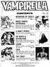 Vampirella (KG Murray, 1974 series) #30 — Contents (page 1)