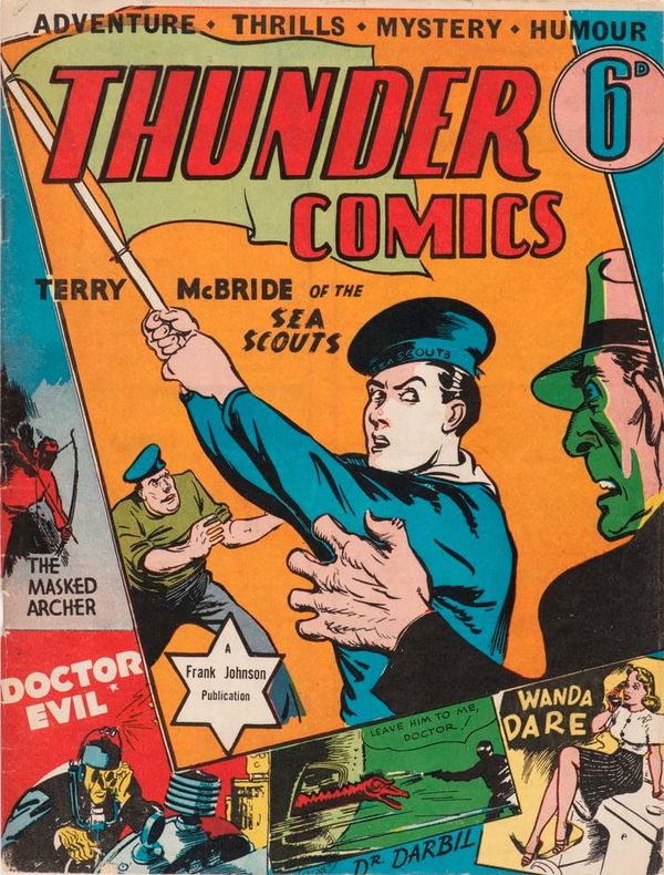 Thunder Comics (Frank Johnson, 1940)  (October 1940?)