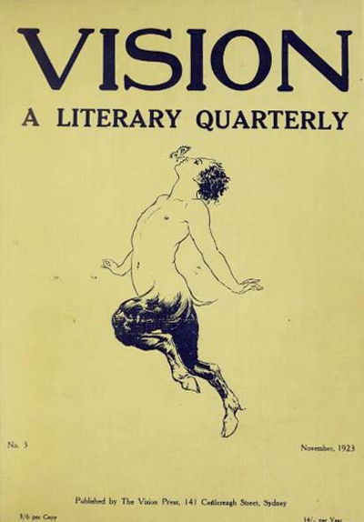 Vision: A Literary Quarterly (Frank Johnson, 1923 series) #3 November 1923