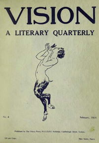 Vision: A Literary Quarterly (Frank Johnson, 1923 series) #4