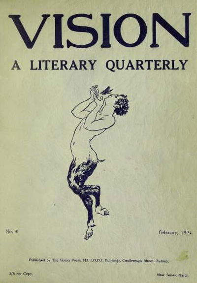 Vision: A Literary Quarterly (Frank Johnson, 1923 series) #4 (February 1924)