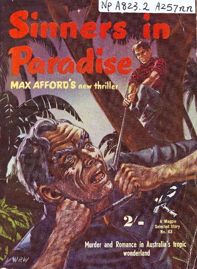 Magpie Books [Second series] (Frank Johnson, 1947? series) #63 — Sinners in Paradise [November 1953?]