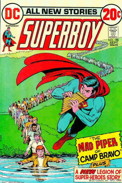 Superboy (DC, 1949 series) #190 September 1972