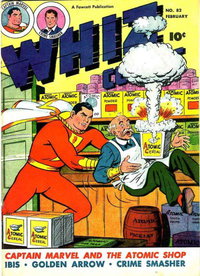 Whiz Comics (Fawcett, 1940 series)  #82 (February 1947) — Captain Marvel and the Atomic Shop