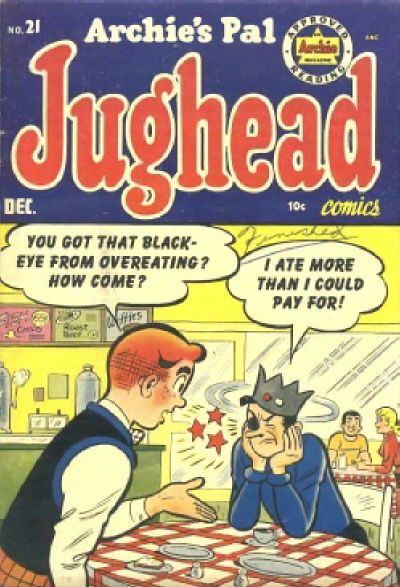 Archie's Pal Jughead (Archie, 1949? series) #21 (December 1953)