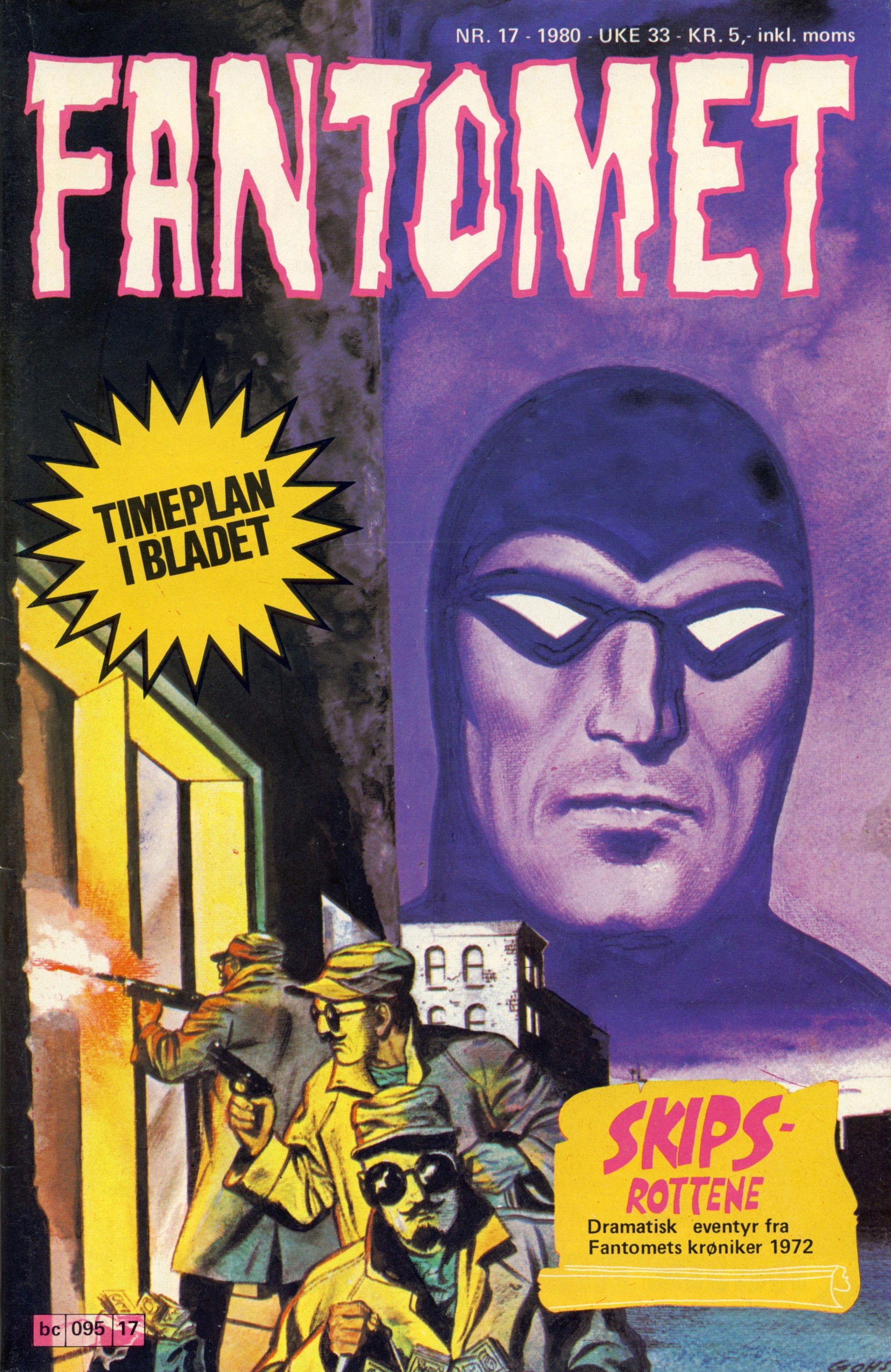 Fantomet (Semic, 1976 series) #17/1980 (uke 33 1980)