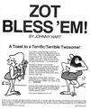 Zot Bless 'Em (Beaumont, 1984?)  — Zot Bless 'Em! (page 1)