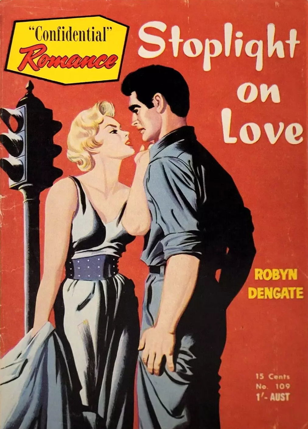 "Confidential" Romance (Cleveland, 1950? series) #109 — Stoplight on Love ([1955?])