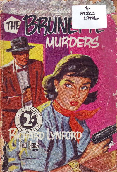 Red-Back Mystery Novel (Action Comics, 1954? series) #21 — The Brunette Murders [1956?]