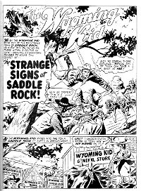 Trail Blazers of the West (Murray, 1981?)  — The Strange Signs at Saddle Rock! (page 1)