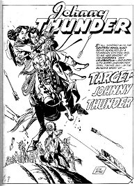 Trail Blazers of the West (Murray, 1981?)  — Target--Johnny Thunder (page 1)