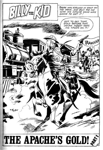 Blazing Six-Gun Adventure (Murray, 1981 series) [nn] ([1981?]) — The Apache's Gold! Part 1