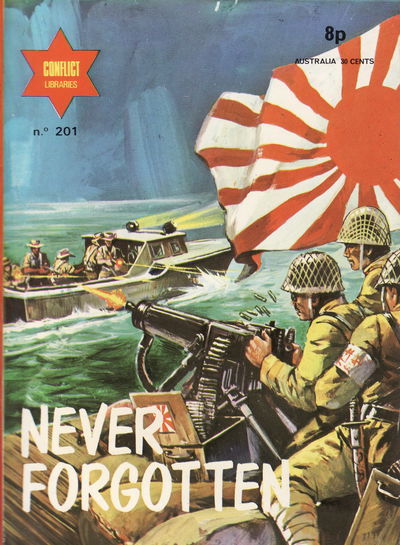 Conflict Libraries (Micron, 1974 series) #201 — Never Forgotten (1974)