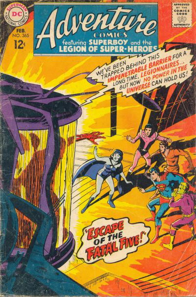 Adventure Comics (DC, 1938 series) #365 (February 1968)