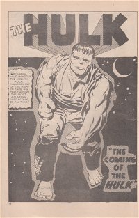 Origins of Great Marvel Comics Heroes (Newton, 1975?)  — The Coming of the Hulk (page 1)