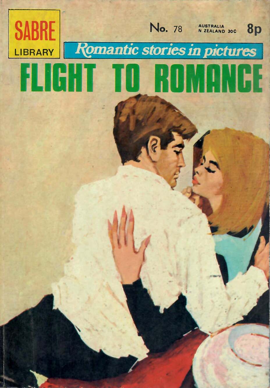 Sabre Library Romantic Stories in Pictures (Librus, 1974? series) #78 — Flight to Romance ([March 1974?])