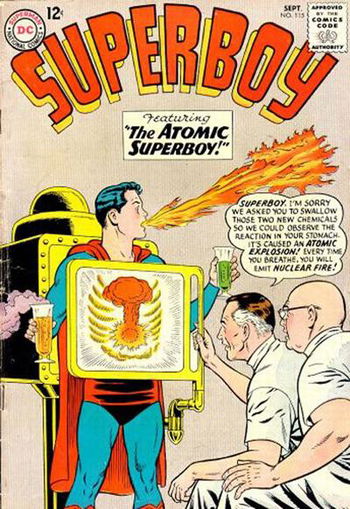 The Atomic Superboy!