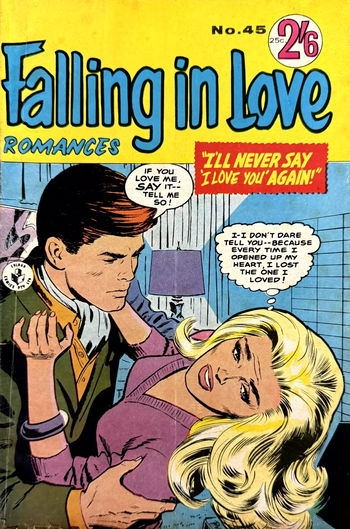 Falling in Love Romances (Colour Comics, 1958 series) #45 ([February 1968?])
