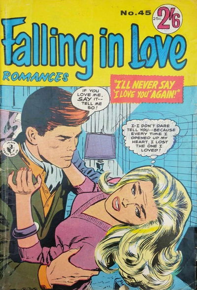 Falling in Love Romances (Colour Comics, 1958 series) #45 [February 1968?]