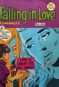 Falling in Love Romances (Colour Comics) #54 (August 1969?)