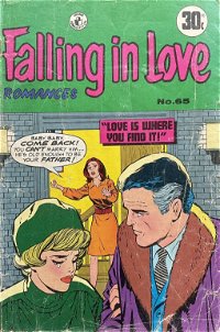 Falling in Love Romances (Colour Comics, 1958 series) #65 — Love Is Where You Find It!