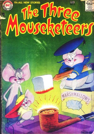 The Three Mouseketeers  #6 (January 1957)