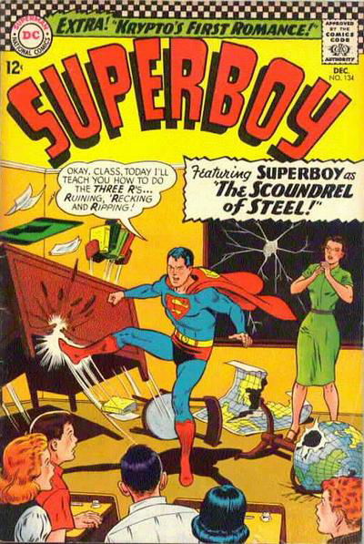 Superboy (DC, 1949 series) #134 (December 1966)