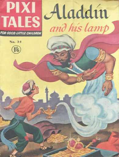 Pixi Tales (Strato, 1959? series) #34 — Aladdin and his Lamp [March 1962?]