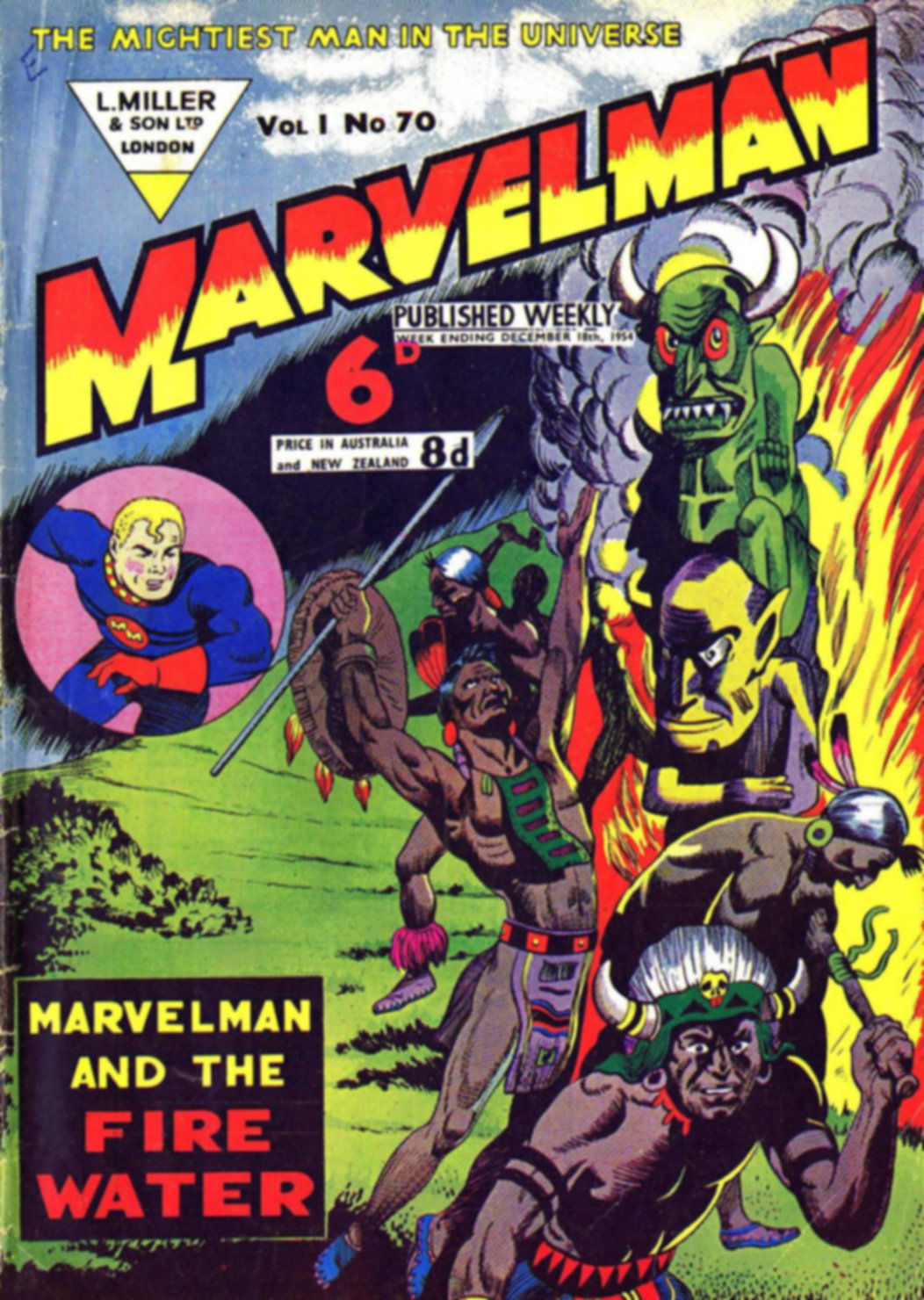 Marvelman (L. Miller & Son, 1954 series) #70 ([December 1954?])