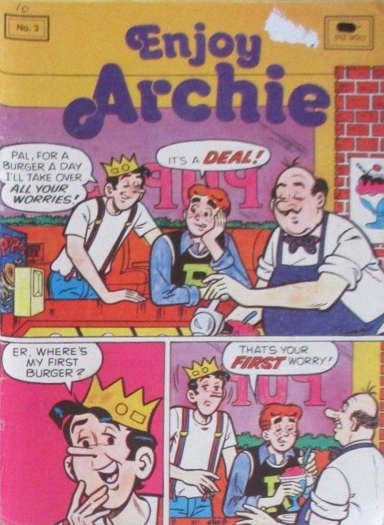 Enjoy Archie (Yaffa, 1979? series) #3 (1984)
