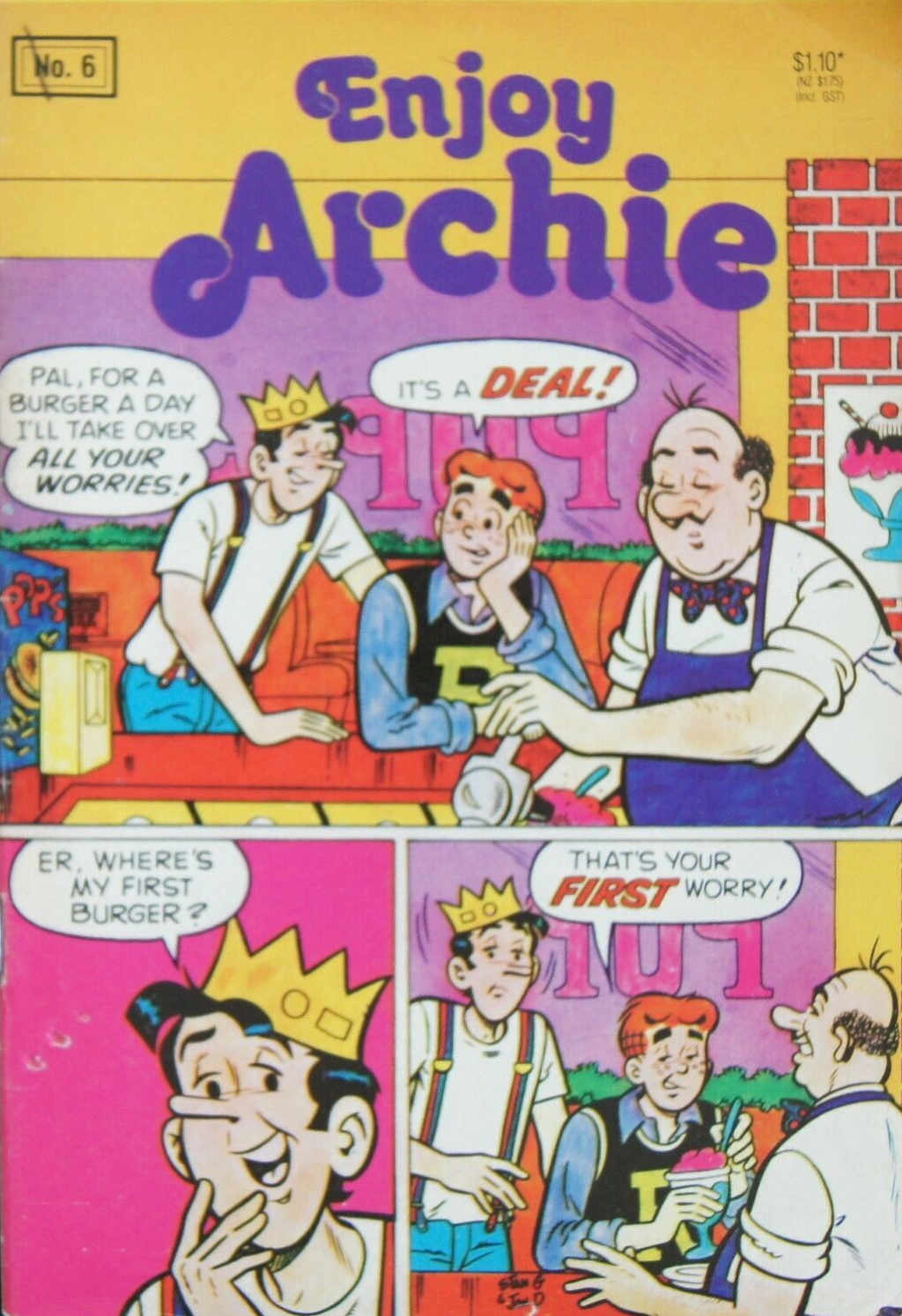 Enjoy Archie (Yaffa, 1979? series) #6 (1988)