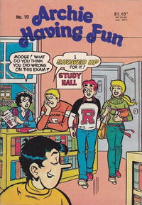 Archie's Date Time (Yaffa Publishing, 1980? series) #10 October 1989