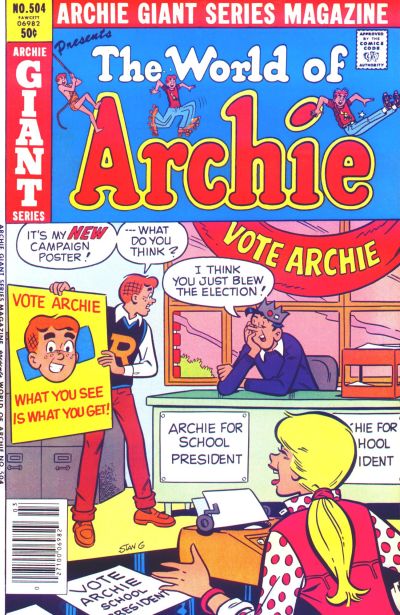 Archie Giant Series Magazine (Archie, 1954 series) #504 (March 1981)