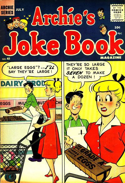 Archie's Joke Book Magazine (Archie, 1953? series) #41 (July 1959)