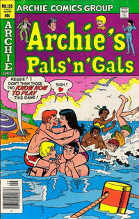 Archie's Pals 'n' Gals (Archie, 1952 series)  #135 (September 1979) — "Reggie! I don't think those two know how to play this game!"