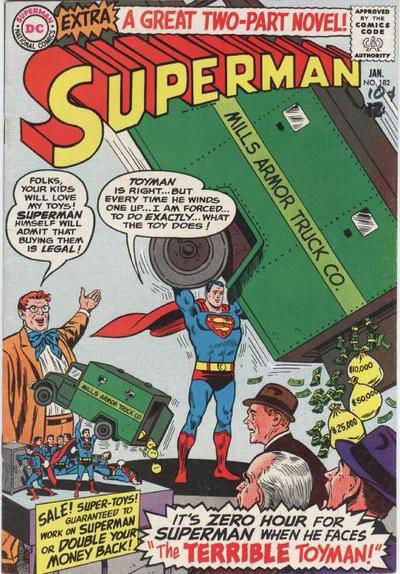 Superman (DC, 1939 series) #182 January 1966