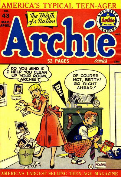 Archie Comics (Archie, 1942 series) #43 March-April 1950