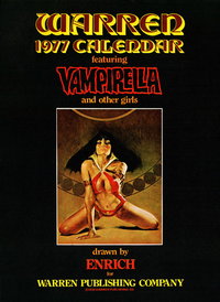 Warren 1977 Calendar featuring Vampirella and Other Girls (Warren, 1977 series) [nn] (1976) — No title recorded